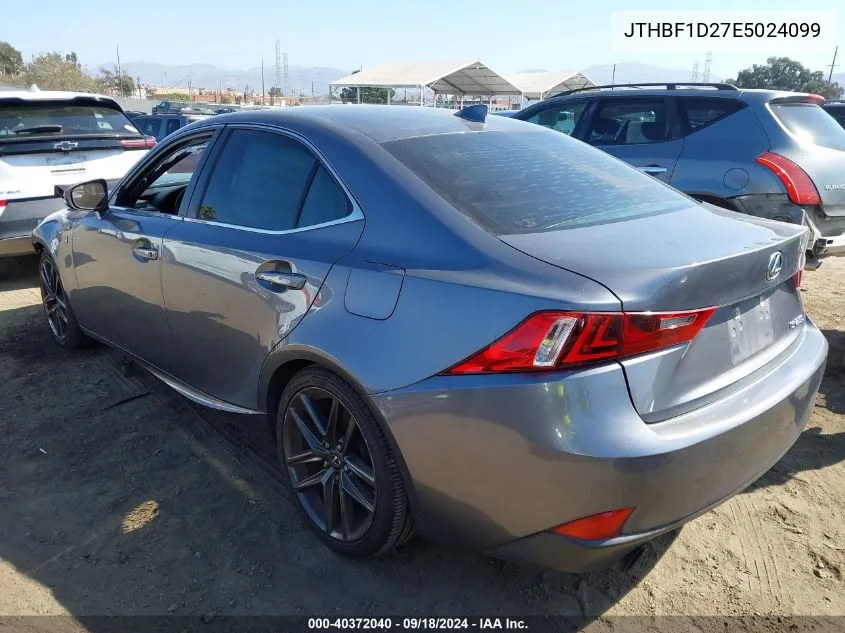 2014 Lexus Is 250 VIN: JTHBF1D27E5024099 Lot: 40372040