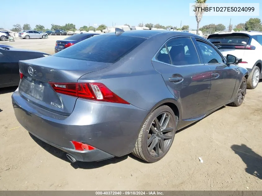 2014 Lexus Is 250 VIN: JTHBF1D27E5024099 Lot: 40372040