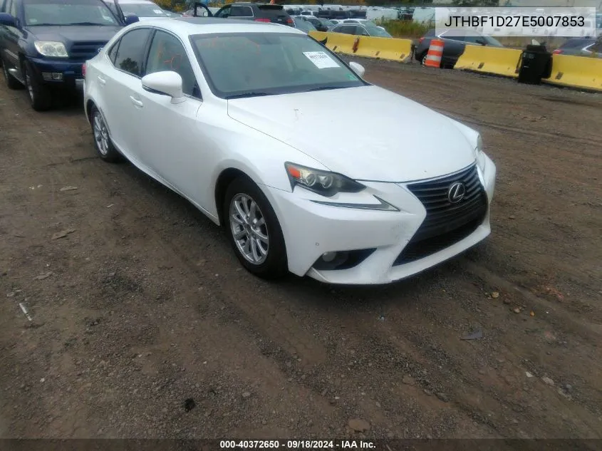 2014 Lexus Is 250 VIN: JTHBF1D27E5007853 Lot: 40372650