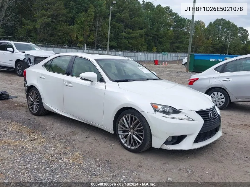 JTHBF1D26E5021078 2014 Lexus Is 250