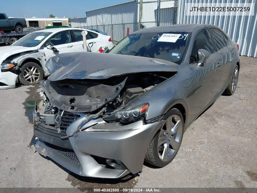 2014 Lexus Is 350 VIN: JTHBE1D22E5007259 Lot: 40382885