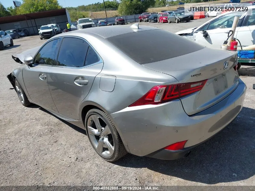 2014 Lexus Is 350 VIN: JTHBE1D22E5007259 Lot: 40382885