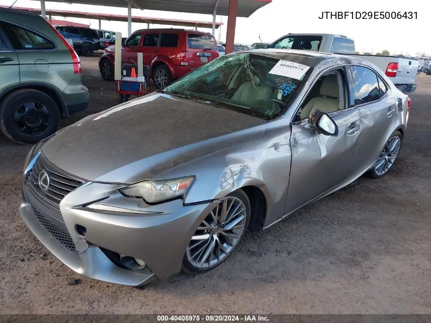 2014 Lexus Is 250 VIN: JTHBF1D29E5006431 Lot: 40405975