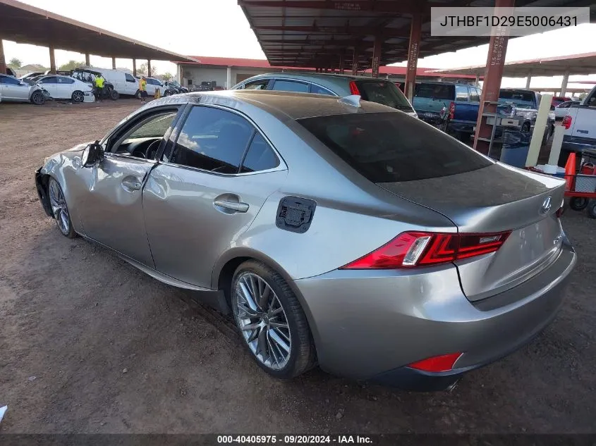 2014 Lexus Is 250 VIN: JTHBF1D29E5006431 Lot: 40405975