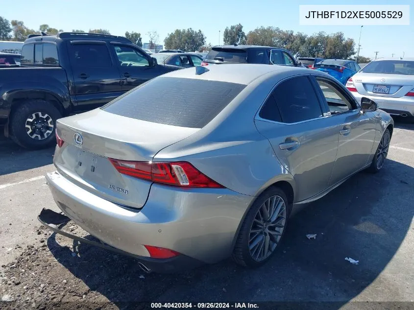 2014 Lexus Is 250 VIN: JTHBF1D2XE5005529 Lot: 40420354