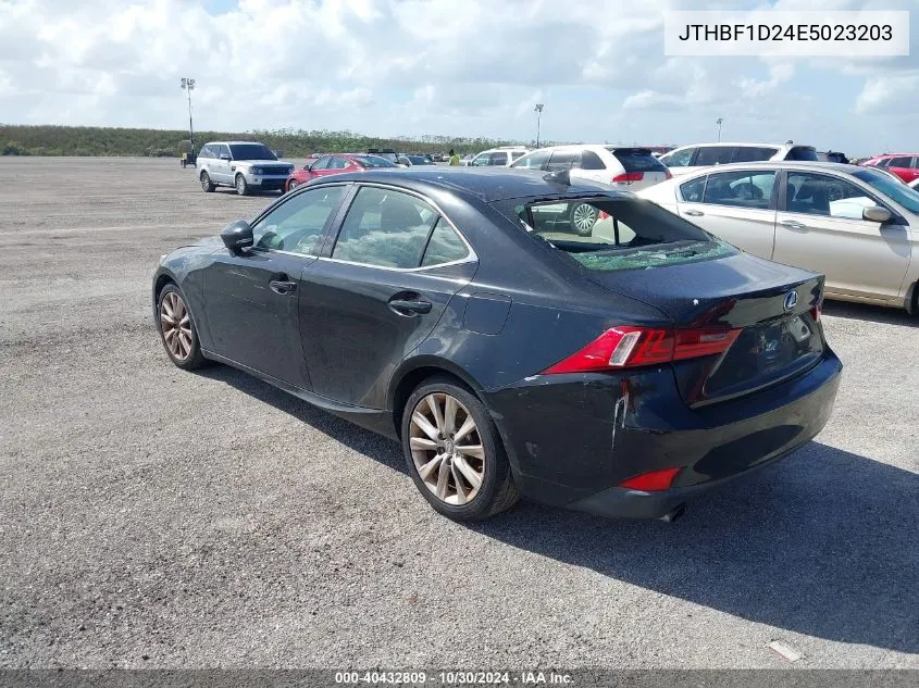 2014 Lexus Is 250 VIN: JTHBF1D24E5023203 Lot: 40432809