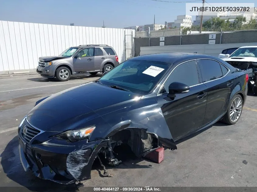 2014 Lexus Is 250 VIN: JTHBF1D25E5039782 Lot: 40464127