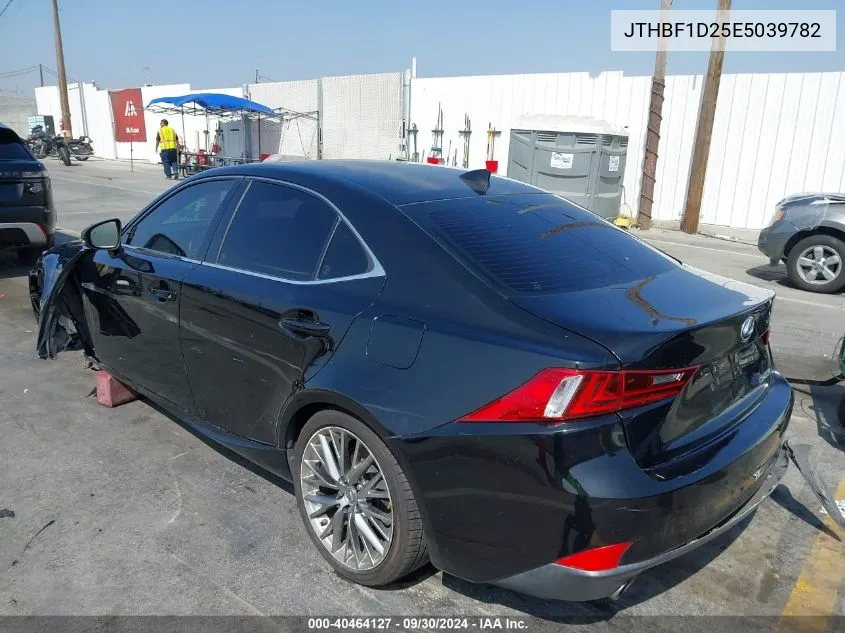 2014 Lexus Is 250 VIN: JTHBF1D25E5039782 Lot: 40464127