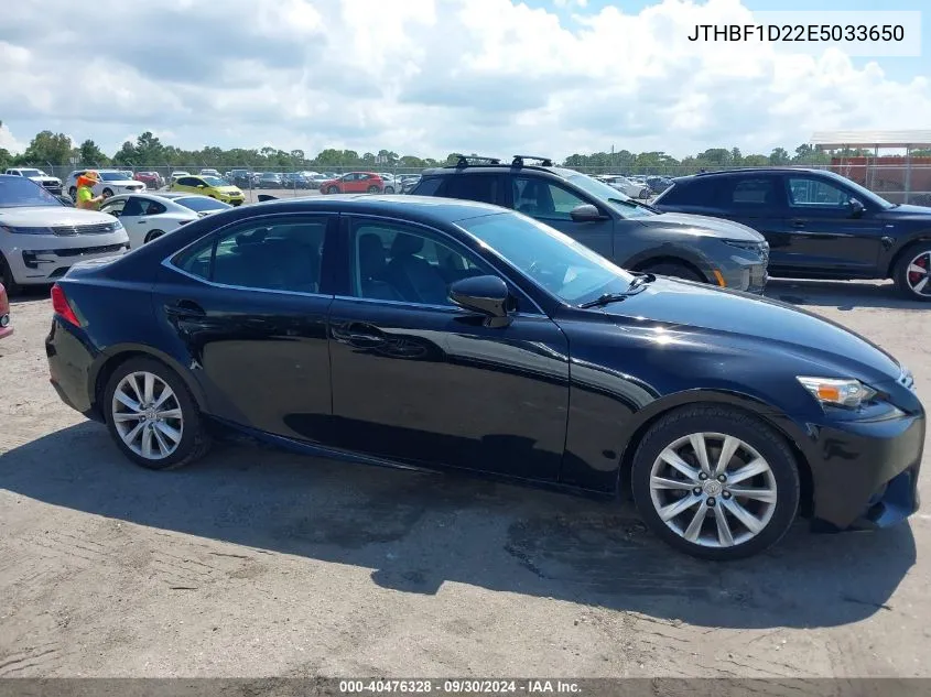 JTHBF1D22E5033650 2014 Lexus Is 250