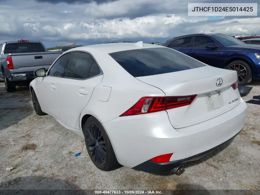 2014 Lexus Is 250 VIN: JTHCF1D24E5014425 Lot: 40477633