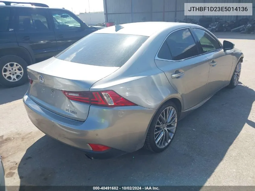 2014 Lexus Is 250 VIN: JTHBF1D23E5014136 Lot: 40491682