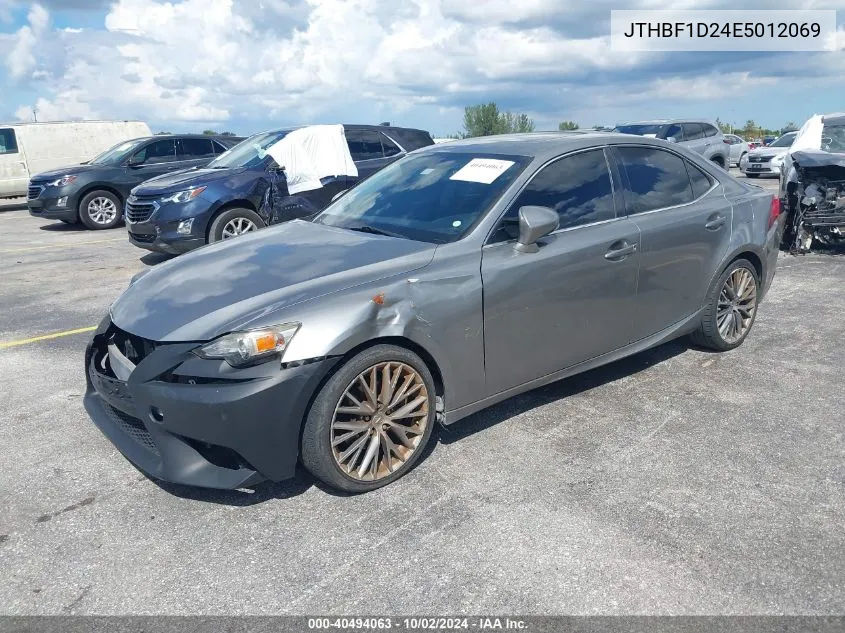 JTHBF1D24E5012069 2014 Lexus Is 250