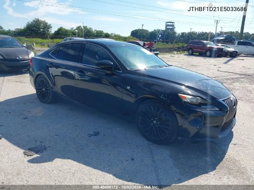 2014 Lexus Is 250 VIN: JTHBF1D21E5033686 Lot: 40498172