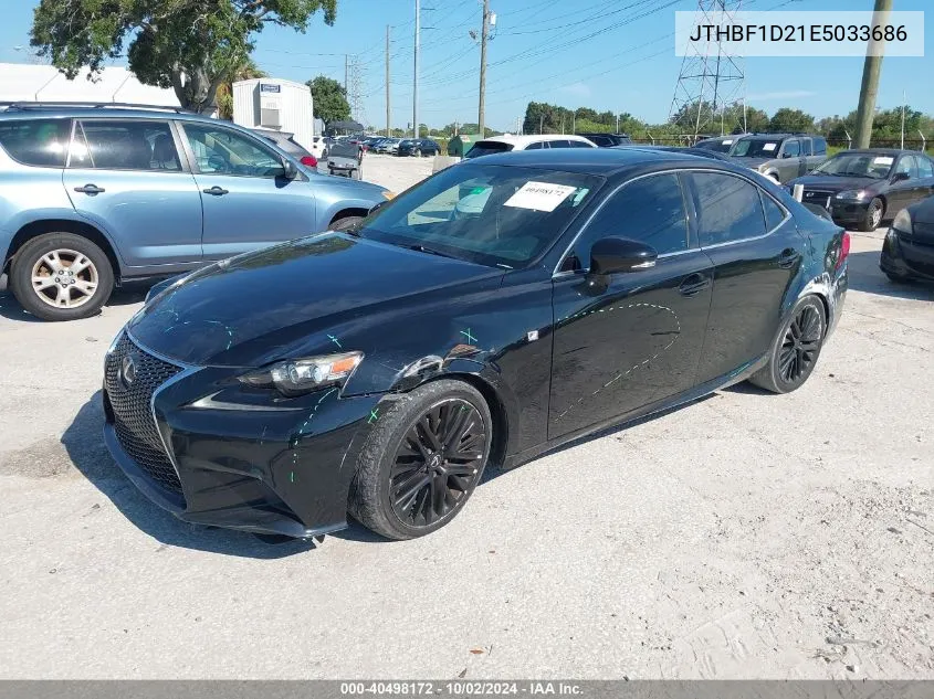 2014 Lexus Is 250 VIN: JTHBF1D21E5033686 Lot: 40498172