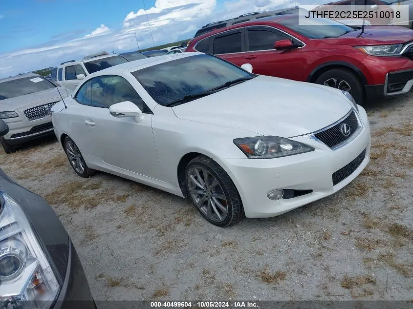 2014 Lexus Is 350C 350 VIN: JTHFE2C25E2510018 Lot: 40499604