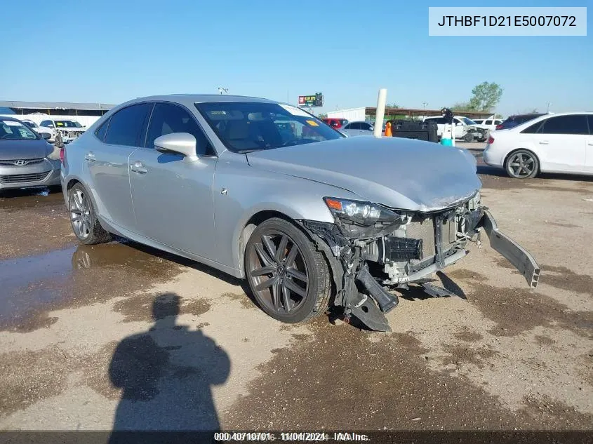 2014 Lexus Is 250 VIN: JTHBF1D21E5007072 Lot: 40710701