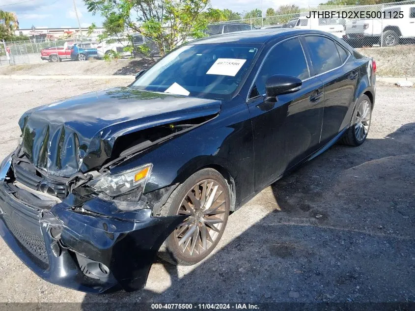 2014 Lexus Is 250 VIN: JTHBF1D2XE5001125 Lot: 40775500