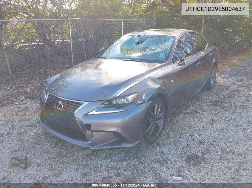 2014 Lexus Is 350 VIN: JTHCE1D29E5004637 Lot: 40840536