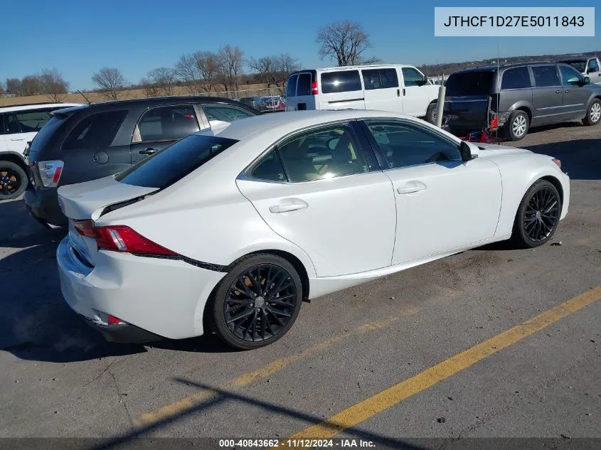 JTHCF1D27E5011843 2014 Lexus Is 250