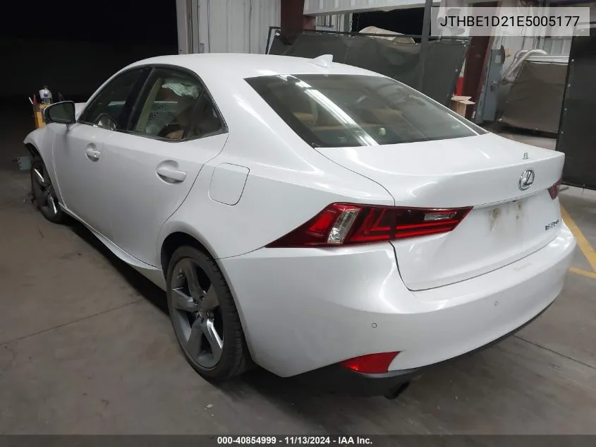 2014 Lexus Is 350 VIN: JTHBE1D21E5005177 Lot: 40854999