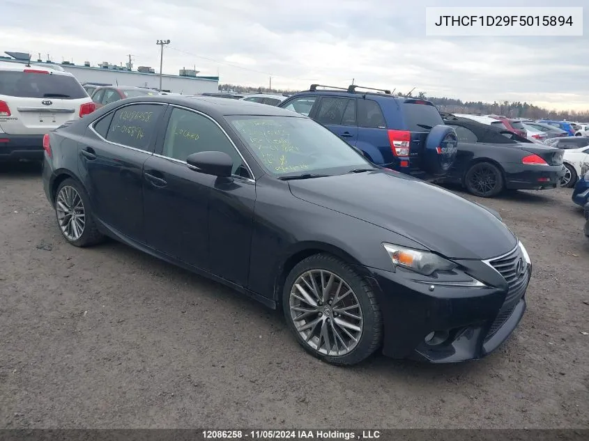 2015 Lexus Is 250 VIN: JTHCF1D29F5015894 Lot: 12086258