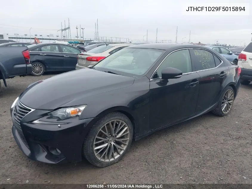 2015 Lexus Is 250 VIN: JTHCF1D29F5015894 Lot: 12086258