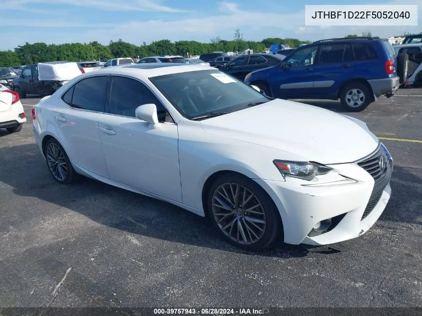 JTHBF1D22F5052040 2015 Lexus Is 250