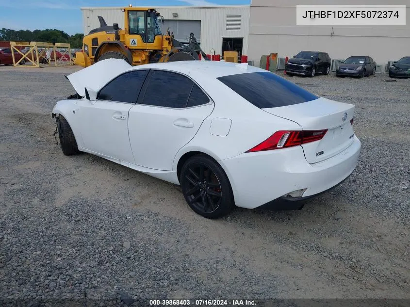 JTHBF1D2XF5072374 2015 Lexus Is 250