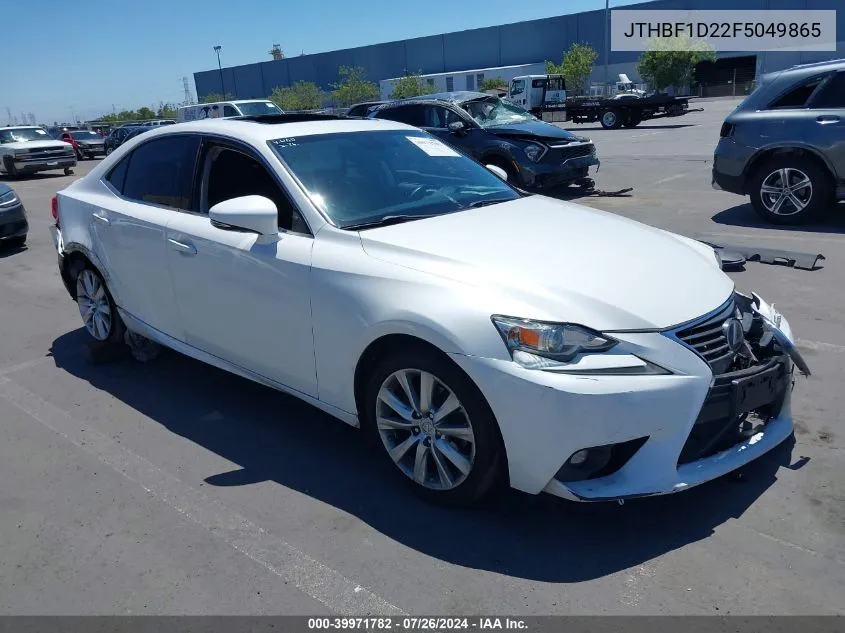 JTHBF1D22F5049865 2015 Lexus Is 250