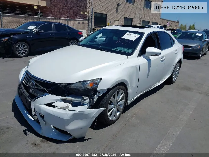 JTHBF1D22F5049865 2015 Lexus Is 250