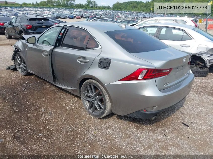 JTHCF1D22F5027773 2015 Lexus Is 250