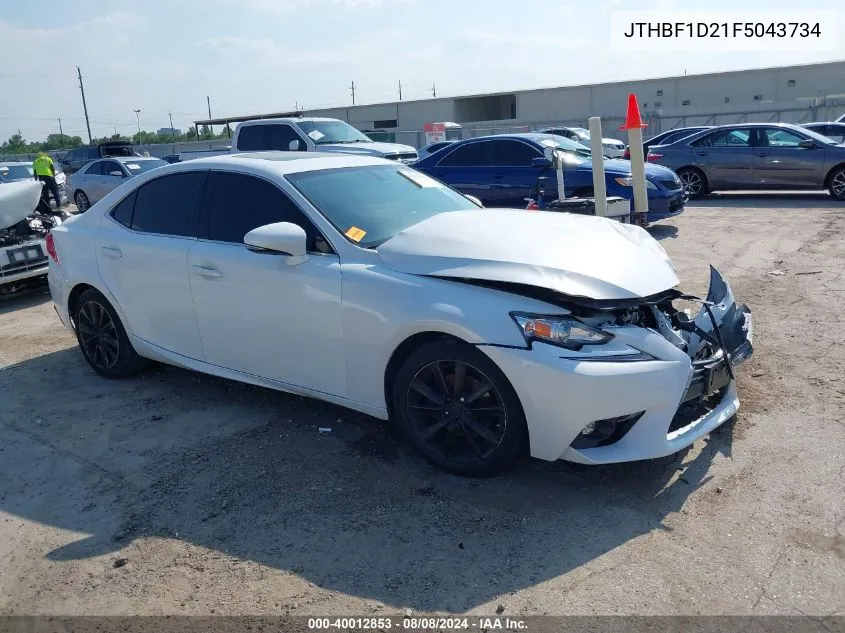 JTHBF1D21F5043734 2015 Lexus Is 250