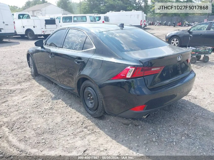 JTHCF1D27F5017868 2015 Lexus Is 250