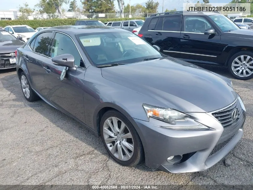 2015 Lexus Is 250 VIN: JTHBF1D23F5051186 Lot: 40052568