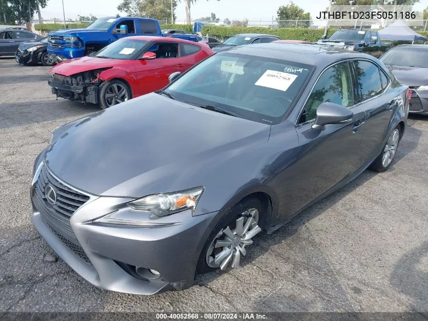 2015 Lexus Is 250 VIN: JTHBF1D23F5051186 Lot: 40052568