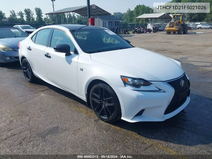 2015 Lexus Is 250 Crafted Line VIN: JTHCF1D21F5021026 Lot: 40083312