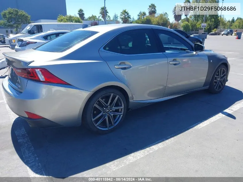 2015 Lexus Is 250 VIN: JTHBF1D29F5068686 Lot: 40115942