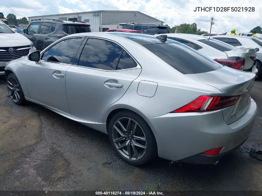 2015 Lexus Is 250 VIN: JTHCF1D28F5021928 Lot: 40118274