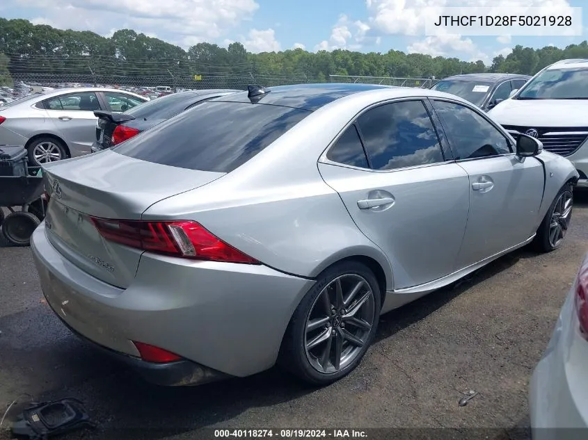 JTHCF1D28F5021928 2015 Lexus Is 250