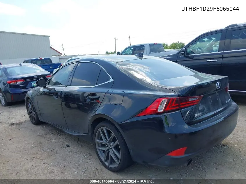 2015 Lexus Is 250 250 VIN: JTHBF1D29F5065044 Lot: 40145664