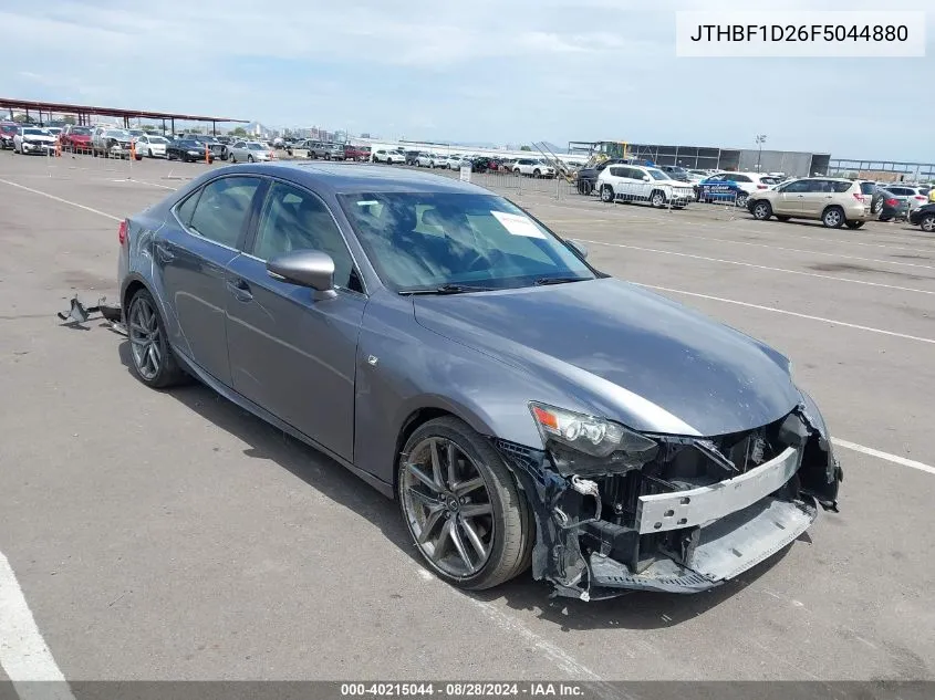 2015 Lexus Is 250 VIN: JTHBF1D26F5044880 Lot: 40215044