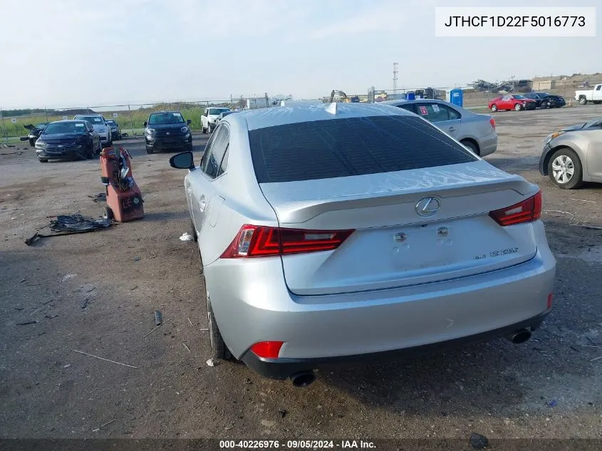 JTHCF1D22F5016773 2015 Lexus Is 250