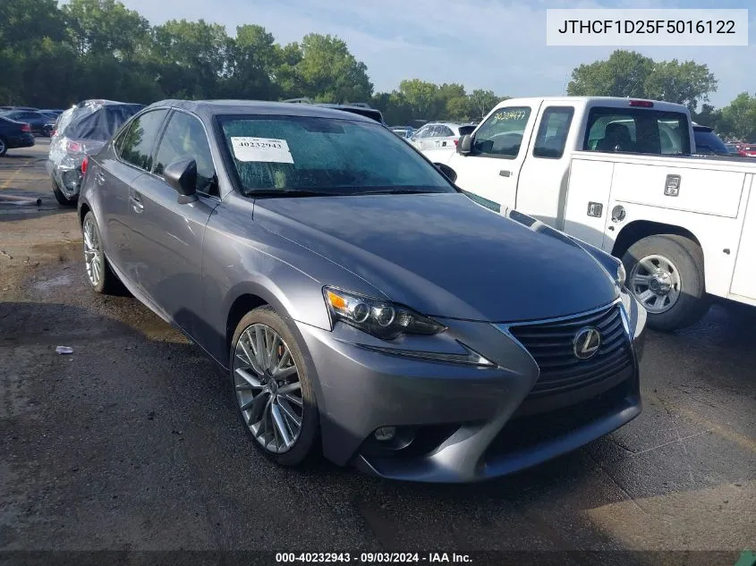 JTHCF1D25F5016122 2015 Lexus Is 250