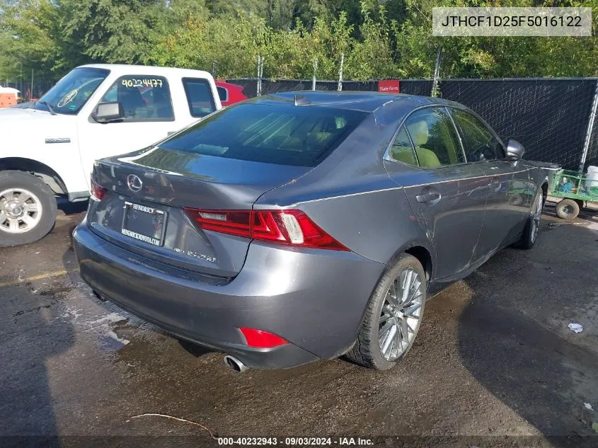 JTHCF1D25F5016122 2015 Lexus Is 250