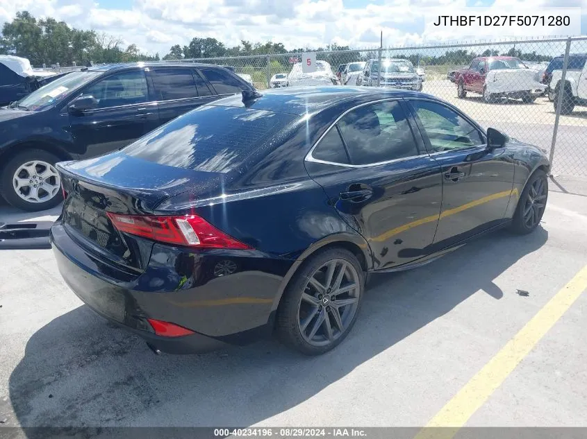 JTHBF1D27F5071280 2015 Lexus Is 250