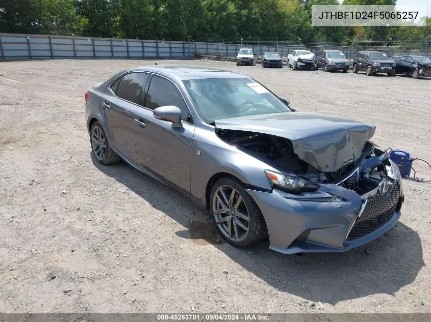 2015 Lexus Is 250 VIN: JTHBF1D24F5065257 Lot: 40263701