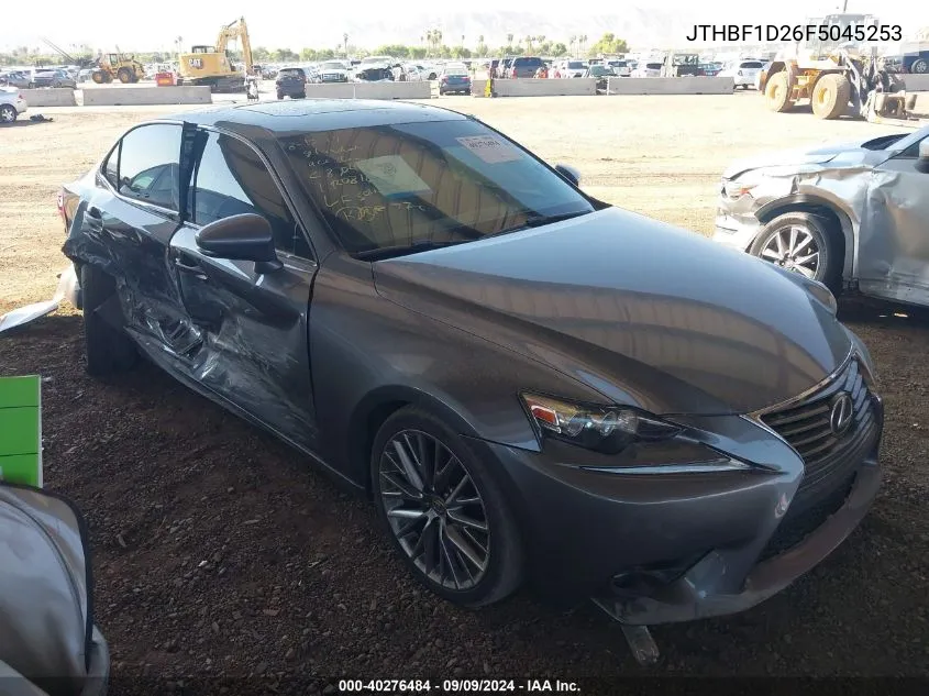 2015 Lexus Is 250 VIN: JTHBF1D26F5045253 Lot: 40276484