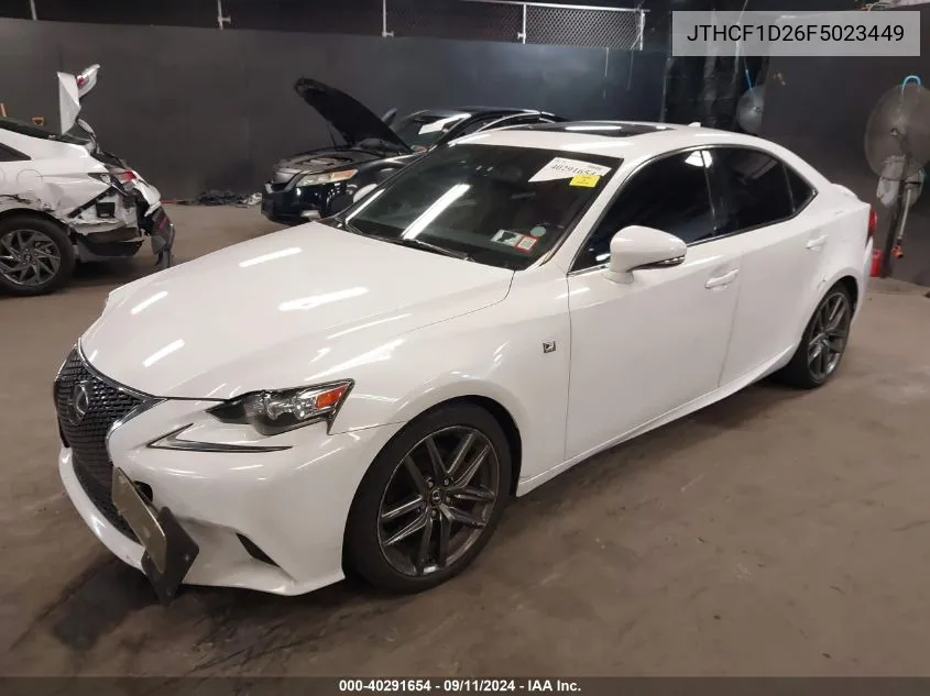 2015 Lexus Is 250 VIN: JTHCF1D26F5023449 Lot: 40291654