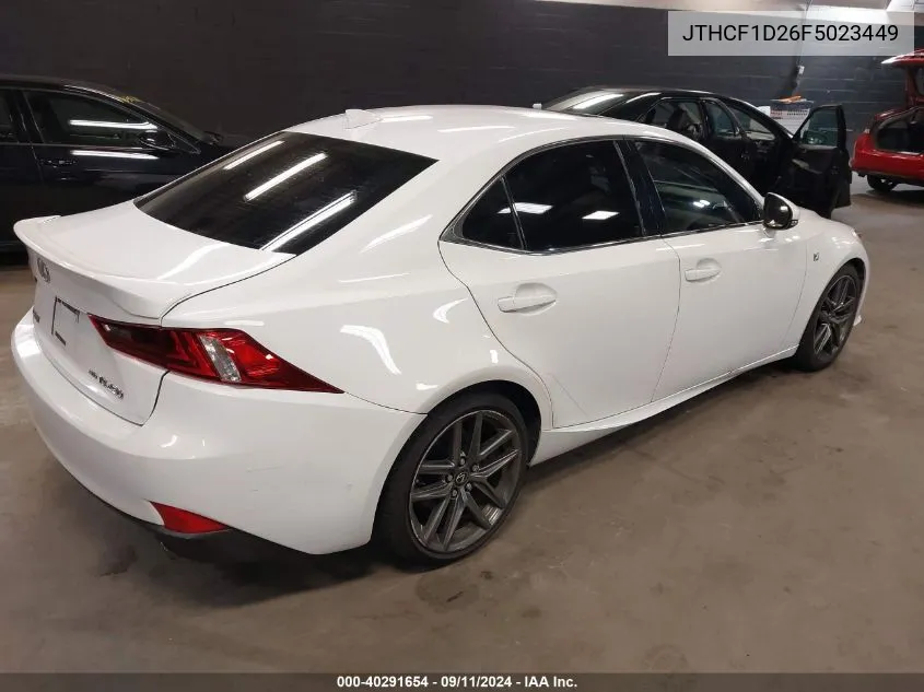 2015 Lexus Is 250 VIN: JTHCF1D26F5023449 Lot: 40291654