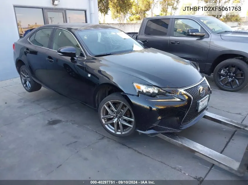 2015 Lexus Is 250 VIN: JTHBF1D2XF5061763 Lot: 40297751